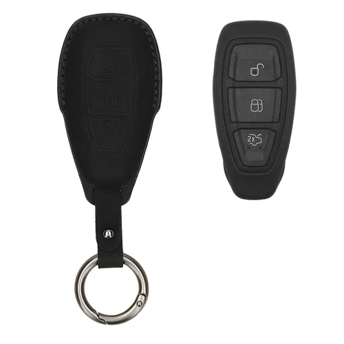 Autoschlüssel Hülle für Ford 3-Tasten Autoschlüssel Keyless Go