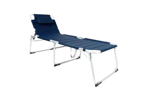 Mojawo XXL Gartenliege Sonnenliege Relaxliege - Liegen - Robuste Aluminium Sonnenliege mit klappbarem Design und 4-fach verstellbarem Rückenteil für optimalen Komfort und Platzersparnis.