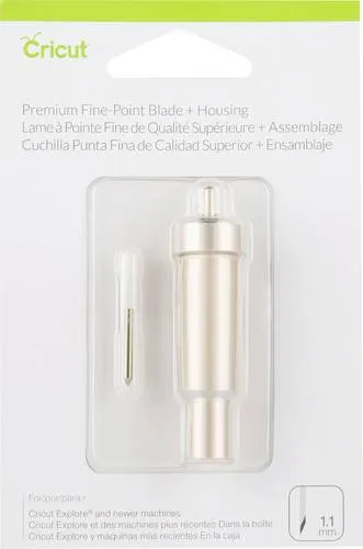 Cricut Explore Maker Premium Fine-Point Klinge mit Gehäuse - Ersatzklinge für Cricut Maker und Explore, ideal für präzises Schneiden von Pappe und Vinyl