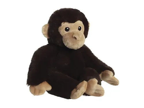 Aurora Eco Nation Schimpanse 24 cm - Plüschtier aus umweltfreundlichem Material, ideal für Kinder ab 3 Jahren. Perfekt zum Kuscheln und Spielen.