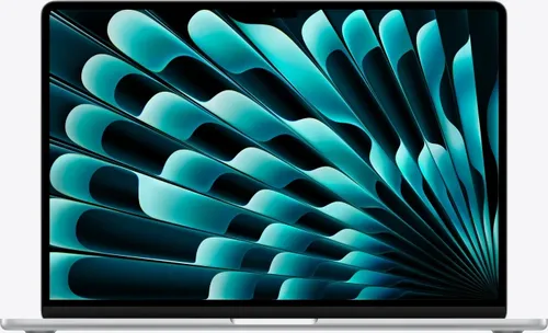 Apple MacBook Air 15,3 Zoll M5 mit 24 GB RAM und 512 GB SSD Silber - Leistungsstarker Laptop mit 10-Core CPU/GPU, ideal für kreative Aufgaben und Multitasking. Kompakt und leicht für unterwegs, bietet er eine beeindruckende Akkulaufzeit.