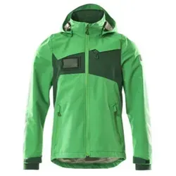 MASCOT® Hard Shell Jacke ACCELERATE - Wasserdicht und Atmungsaktiv in Grasgrün, Größe XL - Funktionsjacken | MASCOT® Hard Shell Jacke ACCELERATE | Wassersäule > 10.000 mm, atmungsaktiv, wind- und wasserdicht mit abnehmbarer Kapuze und CORDURA®-Verstärkung für optimalen Schutz.