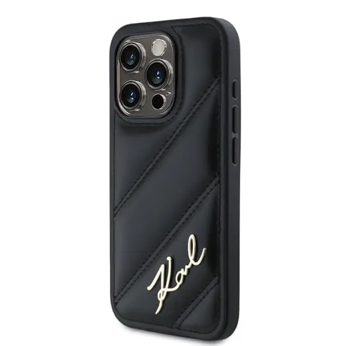 Karl TPU Hard Case für Apple iPhone 15 Pro 6.1 - Schwarz - Taschen & Schutzhüllen, robustes TPU-Material für optimalen Schutz und elegantes Design für dein iPhone 15 Pro.