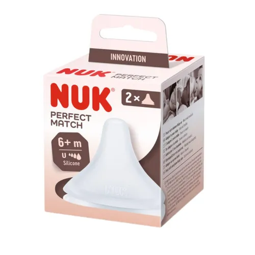 NUK Perfect Match Babyflaschentrinksauger | Ab 6 Monate | BPA-frei