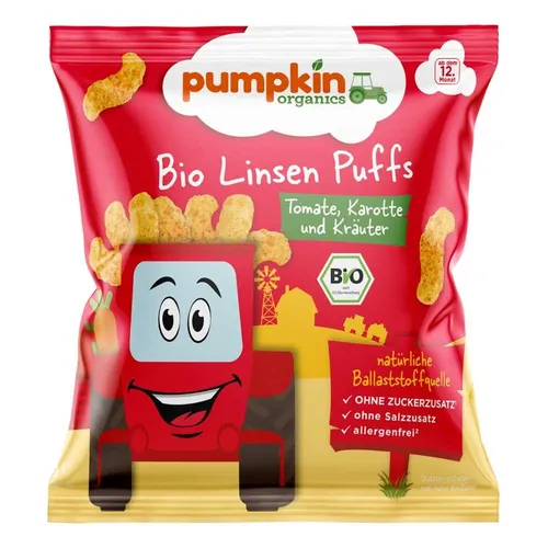 Linsen Puffs von PUMPKIN ORGANICS