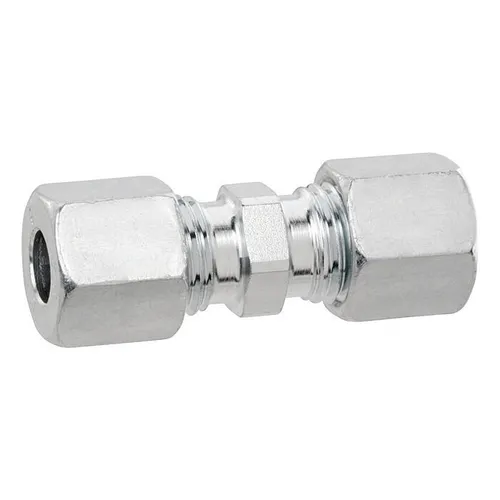 GOK Verschraubung 0770300, 10 x 10 mm, gerade, Baureihe L - Robuste GOK Verschraubung mit Schneidring Typ D, ideal für sichere Rohrverbindungen. DVGW-geprüfte Qualität sorgt für hohe Zuverlässigkeit im Einsatz.