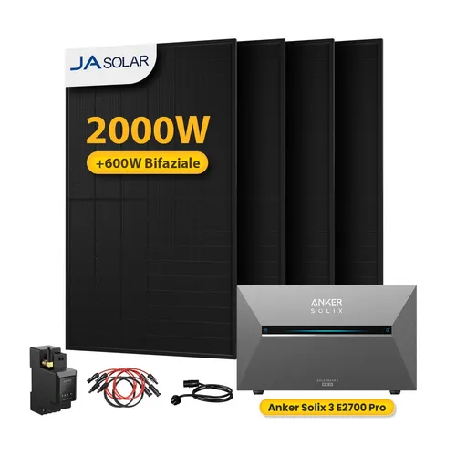 Anker SOLIX Solarbank 3 E2700 Pro mit BP2700 und JA Solar Modulen