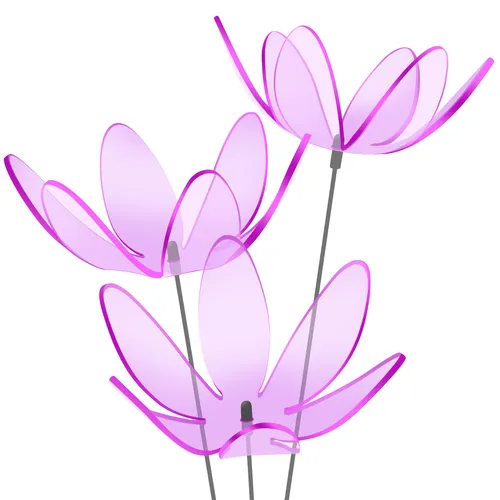 Stück SUNPLAY Sonnenfänger Ø15cm Suncatcher, Gartenstecker Seerose Lila 3