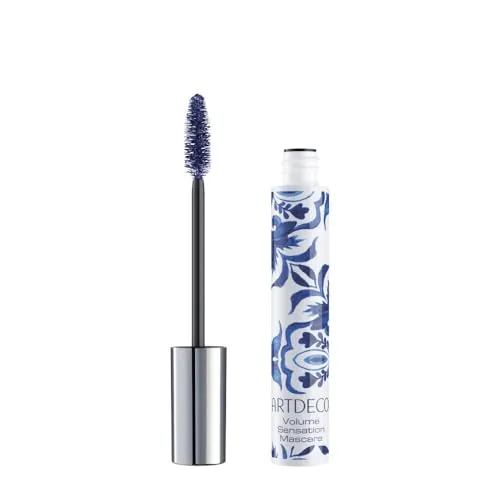 ARTDECO Volume Sensation Mascara - Limited Edition - Mascara mit Oversize-Borsten-Bürste in limitiertem Azulejo-Keramik-Design - 1 x 15 ml