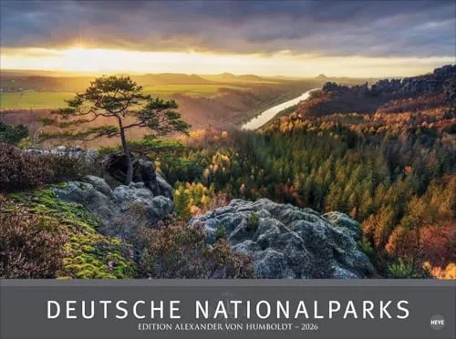 Deutsche Nationalparks - Edition Alexander von Humboldt Kalender 2026 - Fotografie: Hochwertiger Foto-Wandkalender mit beeindruckenden Naturaufnahmen der deutschen Nationalparks für ein inspirierendes Jahr.