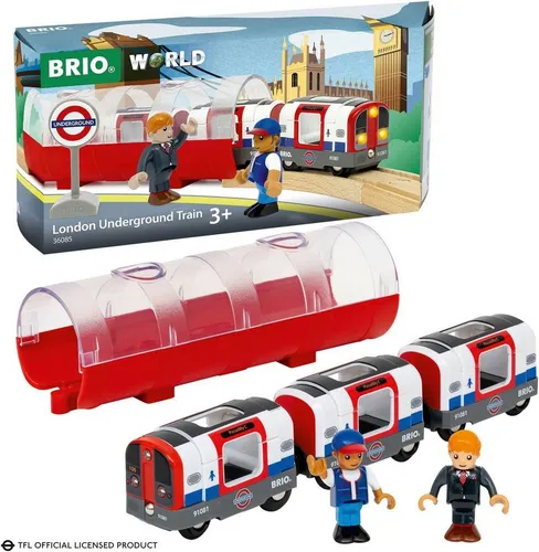 Brio 63608500 Londoner U-Bahn - RC-Modelle: 36085 Londoner U-Bahn mit Licht und Sound - ideal für kreative Spielwelten und fantasievollen Spielspaß.