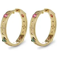 JETTE Damen-Creolen aus 925er Silber von JETTE