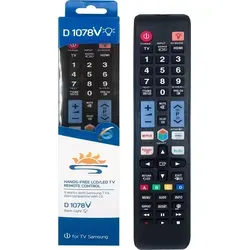 Ersatz Fernbedienung passend für alle Samsung 3D TV, Plasma, LED, LCD Universal - Schwarz