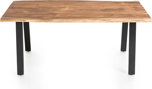 Esstisch SALESFEVER, Akazienholz und Metall, 140x80cm