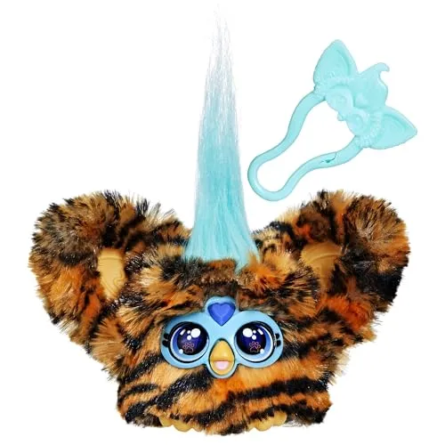 Furby Furblets Ty-Bee, elektronisches Plüschtier mit Tiger-Muster - KLEINER INTERAKTIVER FREUND: Der Furblet Ty-Bee begeistert mit über 45 Geräuschen und Melodien. Kinder ab 6 Jahren können mit ihm spielen, ihn überallhin mitnehmen und kreativ werden.