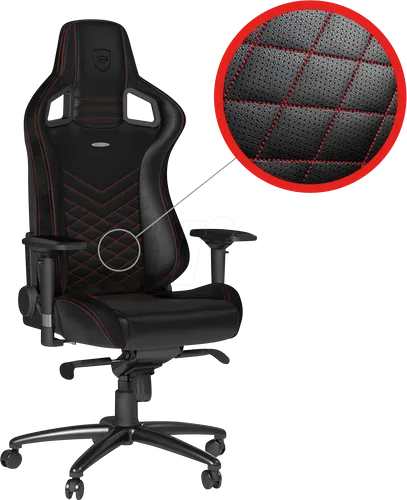 noblechairs Epic Gaming Stuhl – Hochwertiger Bürostuhl in Schwarz/Rot