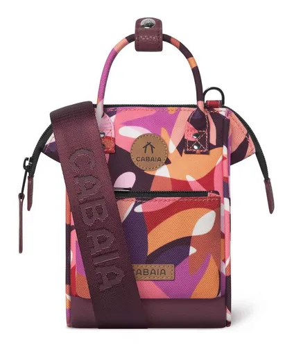 Cabaïa Nano Bag Montreuil - Umhängetasche mit großer Taschenöffnung und zwei Innentaschen, ideal für Smartphones bis 18cm, aus wasserabweisendem Material und inklusive verstellbarem Schultergurt.