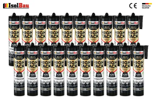 Montagekleber High Tack Baukleber 20x 530g Hybrid Polymer Dichstoff 430kg/10cm²
