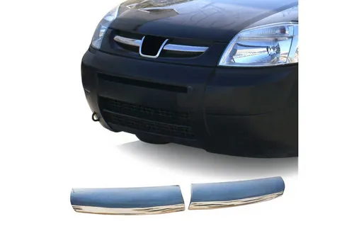 Kühlergrill Leisten für Peugeot Partner 2003-2009 - Frontgrills & Renngitter, langlebige und rostfreie Edelstahl-Chromleisten für einen stylischen Look und einfache Installation.