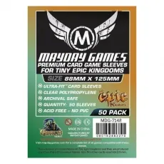 Mayday Games Premium Tiny Epic Kingdoms Sleeves (50 Stück) 88x125mm - 7148 - Kartenhüllen 293189