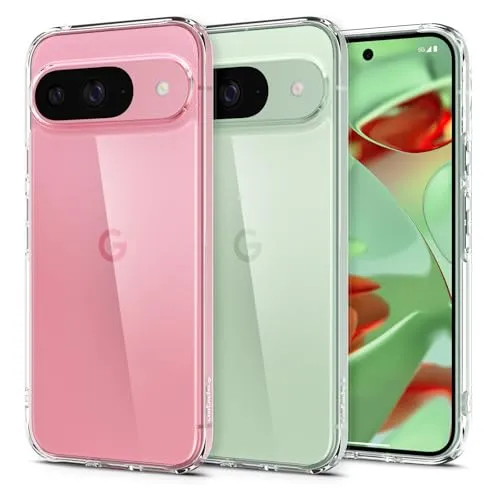 Produktbild Spigen Ultra Hybrid Hülle für Google Pixel 9 Pro und Pixel 9 [Made for Google] -Crystal Clear