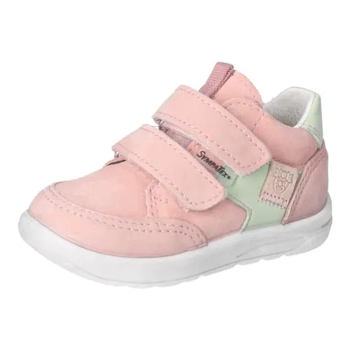 RICOSTA Mädchen Stiefel Kito, Baby und Kleinkinder Lauflernschuhe, Weite: Mittel, lose Einlage, Sympatex, Klettstiefel, rosa/grün (310), 21 EU