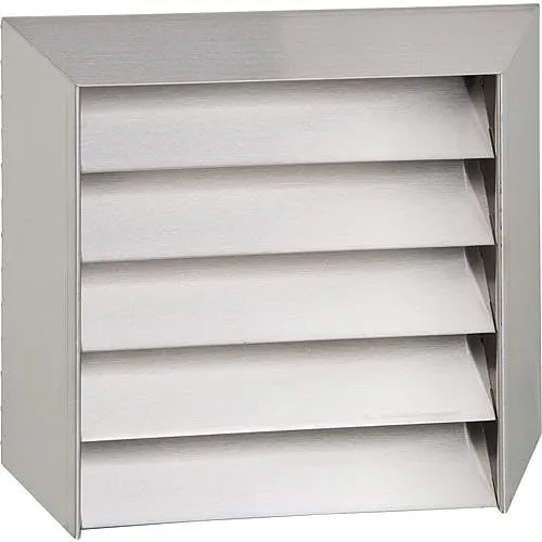 Upmann Außengitter mit Lamellen, V2A DN 150 230 x 205 mm