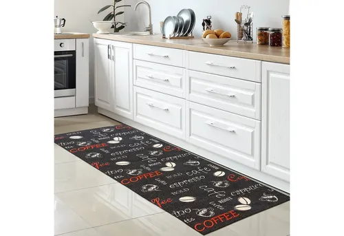 Carpetia Küchenläufer Küchenteppich Modern, rechteckig, Höhe: 5 mm, rutschhemmender Rücken, pflegeleicht, robust