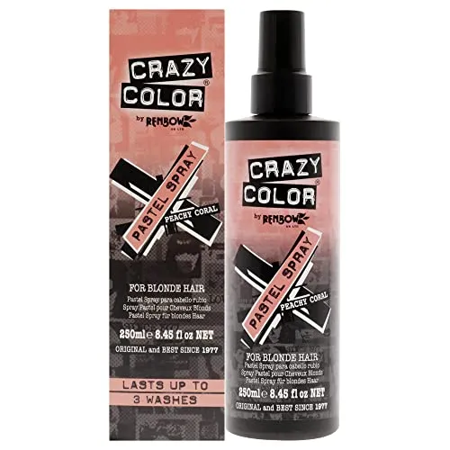 Produktbild Crazy Color Pastel Haarspray Peachy Coral 250 ml