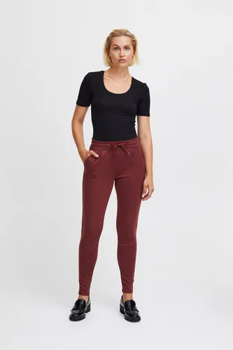 ICHI IHKATE PA2 Damen Sweatpants - Schmale Relaxhose mit Stretch - Damen-Hosen: Bequeme Sweatpants mit elastischem Bund und zwei Taschen, ideal für Sport oder Freizeit, aus nachhaltiger Baumwolle gefertigt.