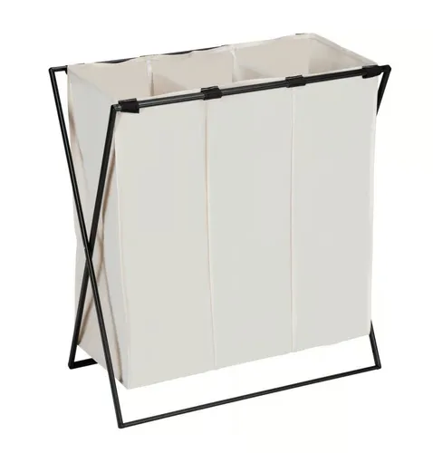 Wenko Trio Wäschesammler XL, beige