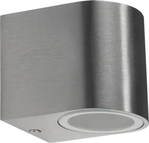CHILITEC Wandleuchte CTW-1, IP44, GU10, Edelstahl 22537