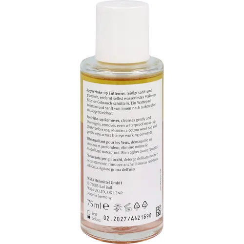 Dr. Hauschka Augen Make-Up Entferner 75 ml - Gesichtsreinigung: Sanfter Make-Up Entferner für empfindliche Augen, entfernt auch wasserfestes Make-Up mühelos.