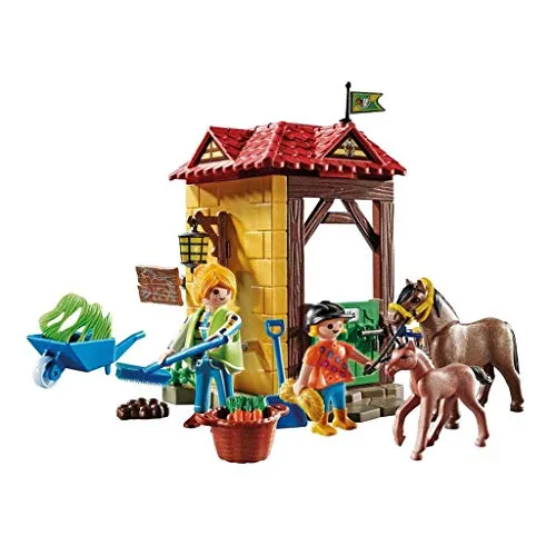 PLAYMOBIL Country Starter Packung Reitstall und Ponys 70501