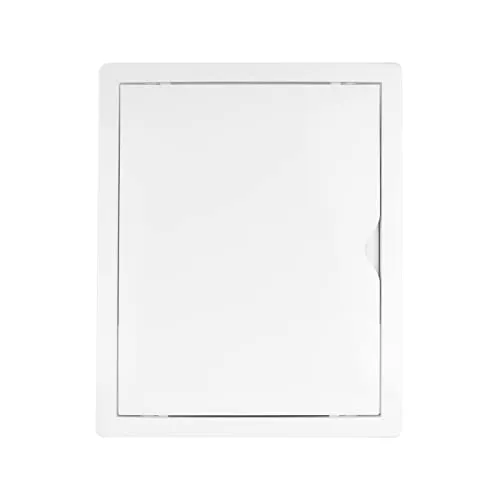 Revisionsklappe 200 x 250 mm Revisionstür 20 x 25 cm Kunststoff Trockenbau Gipskarton Wartungklappe Weiß Feuchtraumgeeignet Unterputzklappe