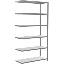 Steckregal AR 250 kg - Robustes Regal für Werkstätten - Werkstatteinrichtung mit 6 Böden, belastbar bis 250 kg - ideal für die optimale Lagerung von Werkzeugen und Materialien.