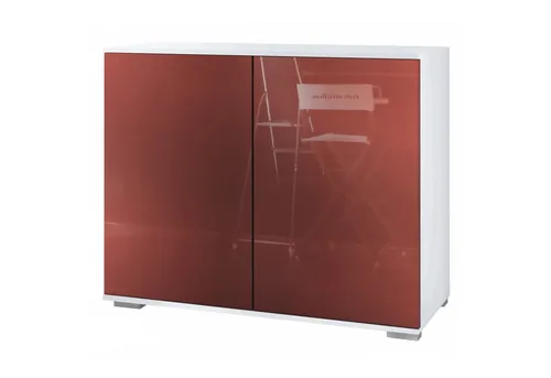 Vladon Kommode Skadu V3 in rot von Vladon