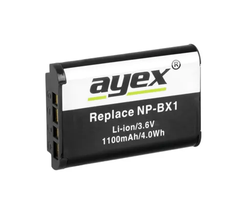 ayex NP-BX1 Li-Ion Akku für Sony CyberShot
