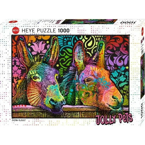 HEYE Puzzle Jolly Pets: Esel Liebe 1000 Teile von Heye