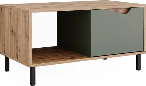 Vicco Couchtisch Marelle, Grün/Artisan, 90 x 50 cm - Der stilvolle Couchtisch