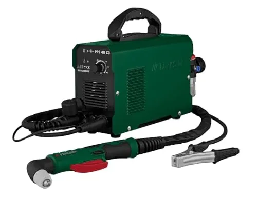 Parkside Plasmaschneidegerät »PPS 40 C3« - Schweißzubehör für präzises Schneiden bis 12 mm Materialstärke, inklusive umfangreichem Zubehör und ideal für den Einsatz mit einem Kompressor.