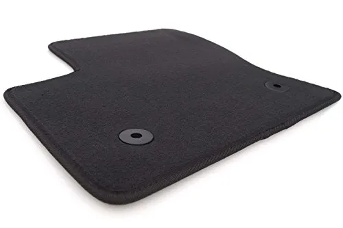 kh Teile Fußmatte/Velours Automatte Original Qualität Fahrermatte, schwarz