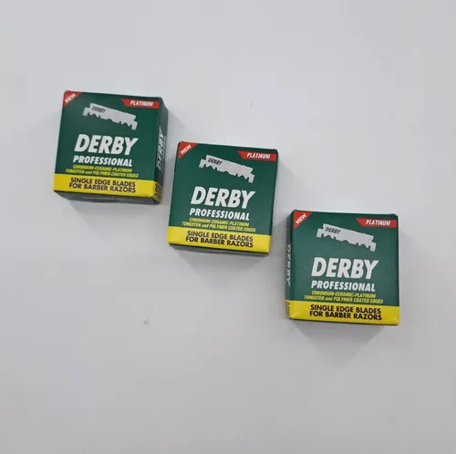 Derby Rasierklingen 300 Dreierpack 3 x 100 Stück rostfrei Rasur Profi schnell
