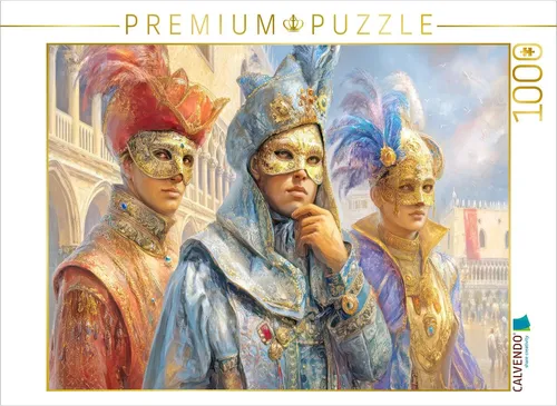 CALVENDO Puzzle Venedig in bunten Werken | 1000 Teile Lege-Größe 64x48cm Foto-Pu