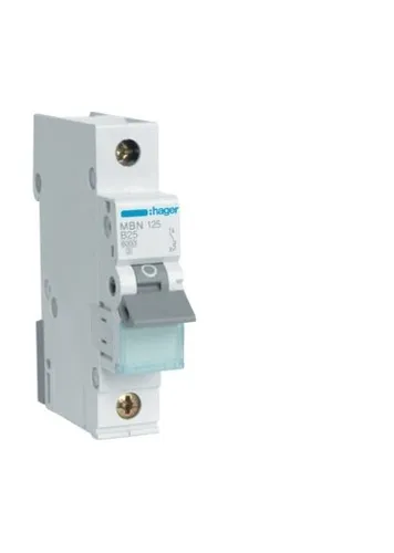 Hager Leitungsschutzschalter MBN125 - 1-polig, 230/400 V AC, zuverlässiger Schutz nach DIN VDE 0641 für Ihre Elektroinstallation