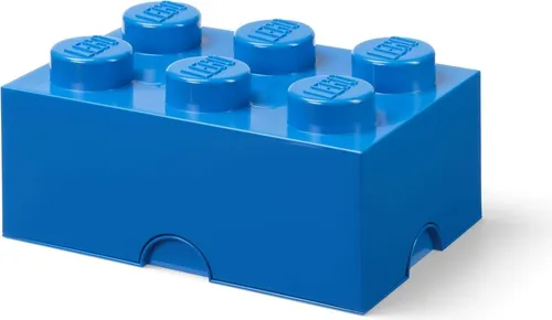 LEGO Storage Brick 6 - Aufbewahrungsbox Blau - Transport: Praktische Kiste aus robustem Polypropylen mit 8,8 Litern Volumen, ideal zur Aufbewahrung von Spielzeug und mehr.