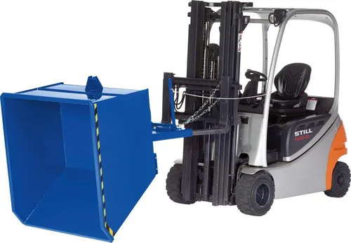 R+R Industrietechnik Universalkipper Typ RUK-30 680x1400x580mm 300dm³ RAL 5010 Enzianblau