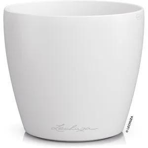 Lechuza Übertopf CLASSICO Color DECO 12, weiß, Ø 13 x 12 cm, aus Kunststoff, für innen