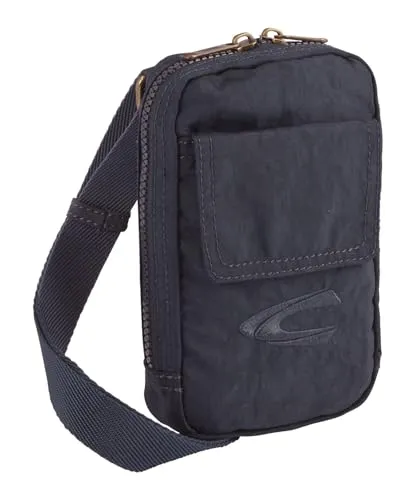camel active Journey Herren Umhängetasche - Klein Blau - Messenger-Bag mit schickem Design und mehreren Tragmöglichkeiten, ideal für flexibles Reisen. Viele Fächer sorgen dafür, dass alle wichtigen Dinge griffbereit sind. Maße: 13,5 x 19,5 x 3 cm.
