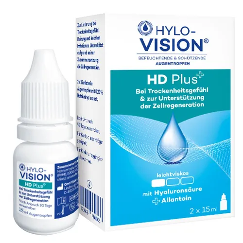 Hylo-Vision HD Plus Augentropfen 2X15 ml von OmniVision